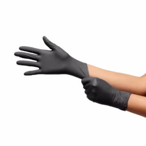 Exam Glove McKesson Confiderm® BLK Medium 200 per Box NonSterile Nitrile Standard Cuff Length Textured Fingertips Black Chemo Tested / Fentanyl Tested